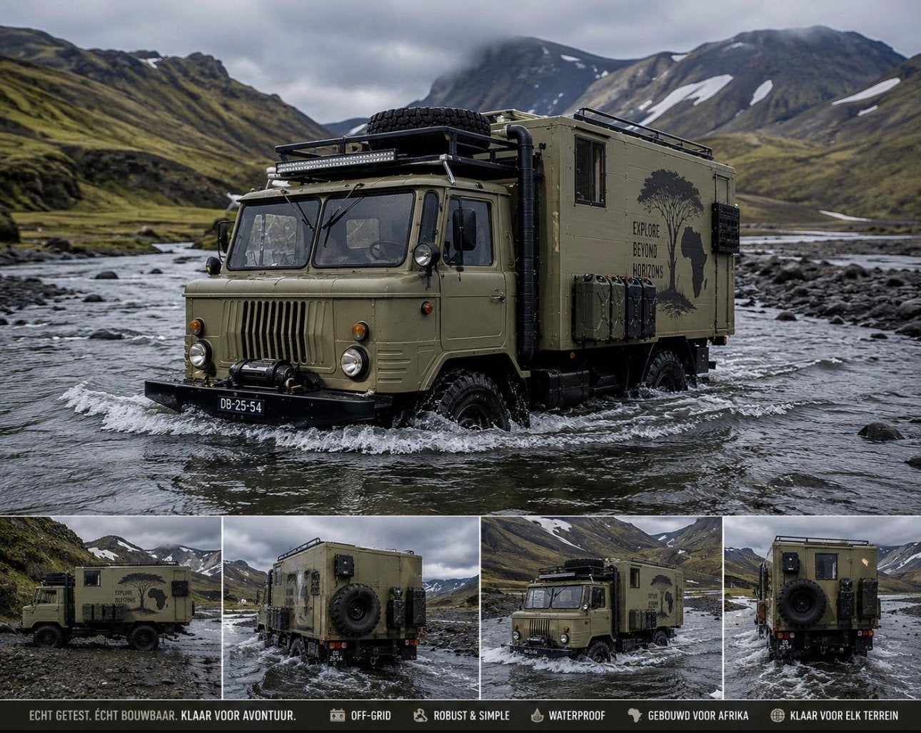 Gazz-66 camper, expeditie voertuig 4x4, foto 8
