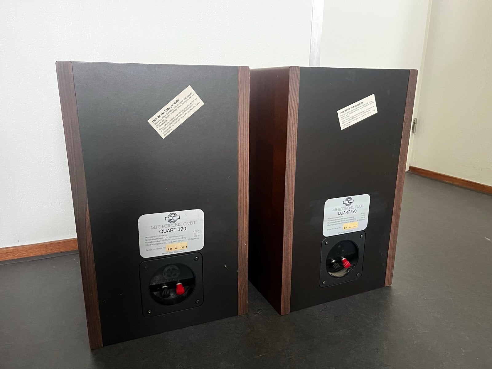 MB Quart 390 speakers, Audio, Tv en Foto, Stereo speakers, Gebruikt, 120 tot 150 watt, Ophalen