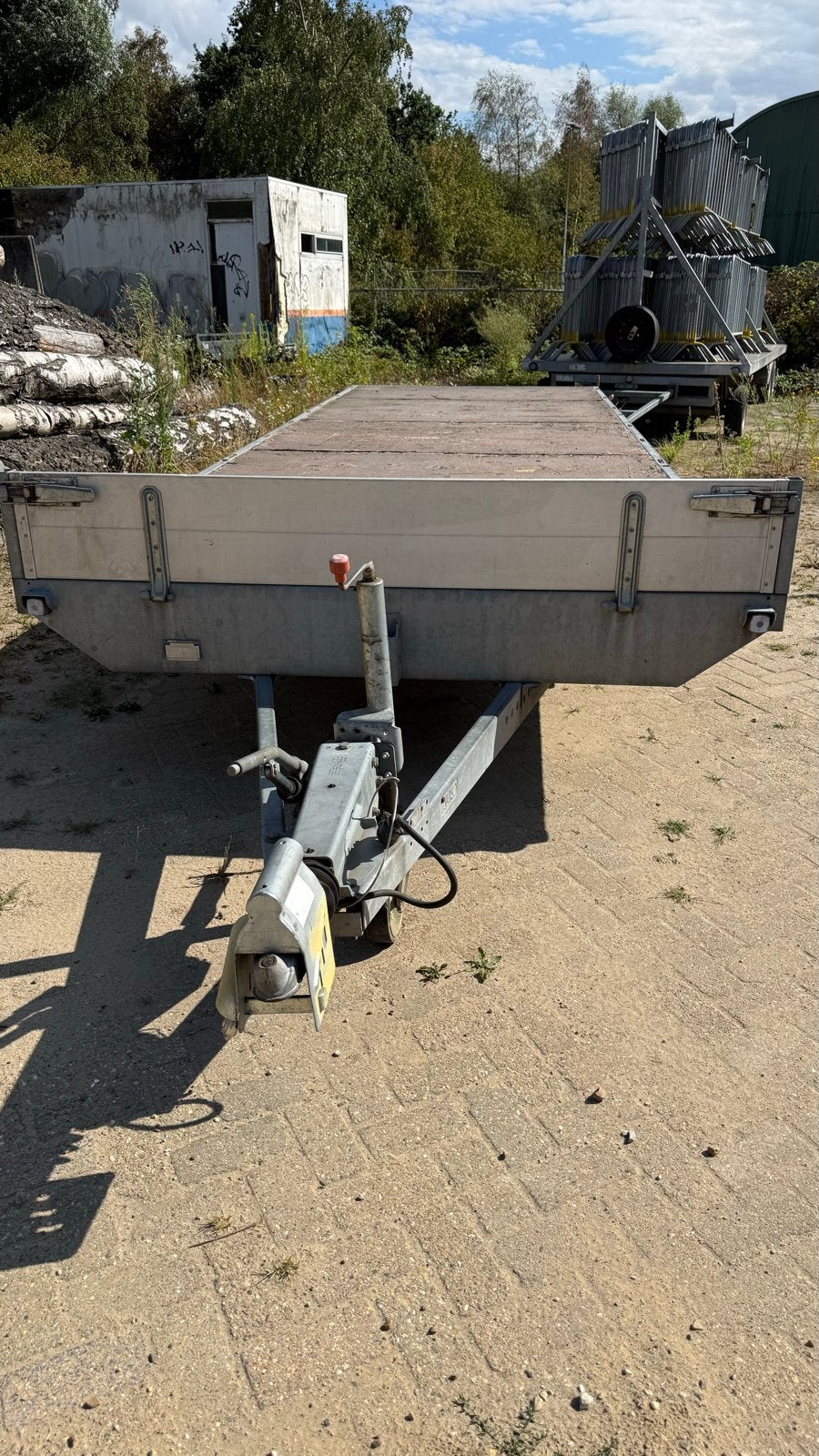 Aanhangwagen 3-asser bj 2011, 7,20m laadvloer, 2330kg, Ophalen, Gebruikt
