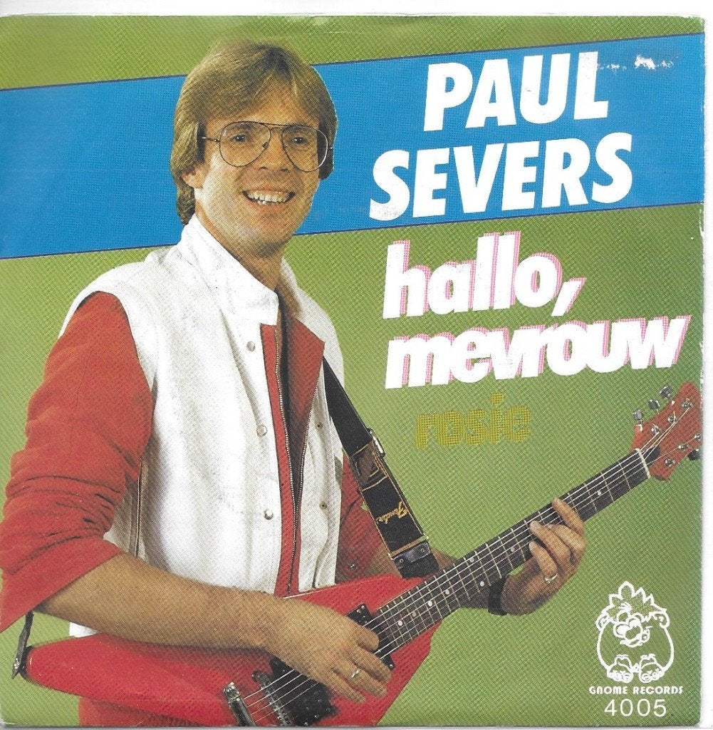 Vinyl Single Paul Severs, Ophalen of Verzenden, Gebruikt, Nederlandstalig