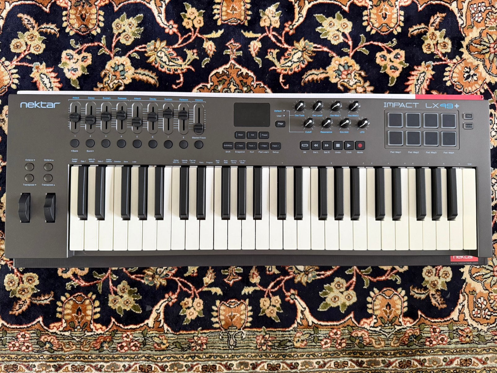 Nektar Impact LX49+ MIDI controller keyboard