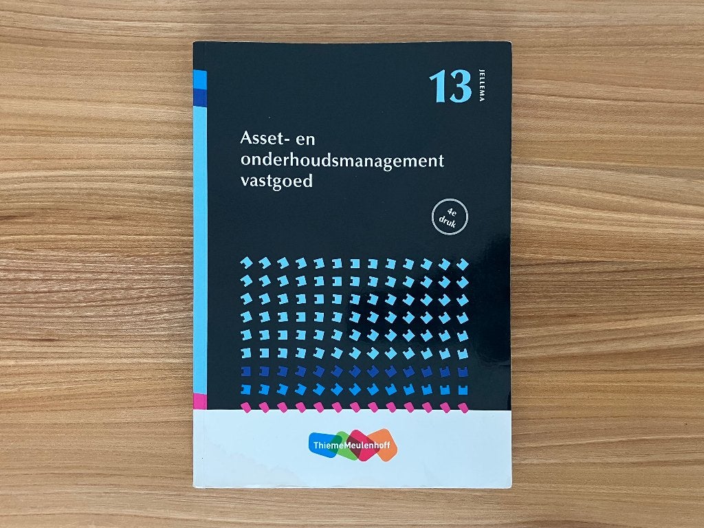 Jellema 13 Asset- en onderhoudsmanagement vastgoed, Verzenden, Beta, Gelezen, HBO