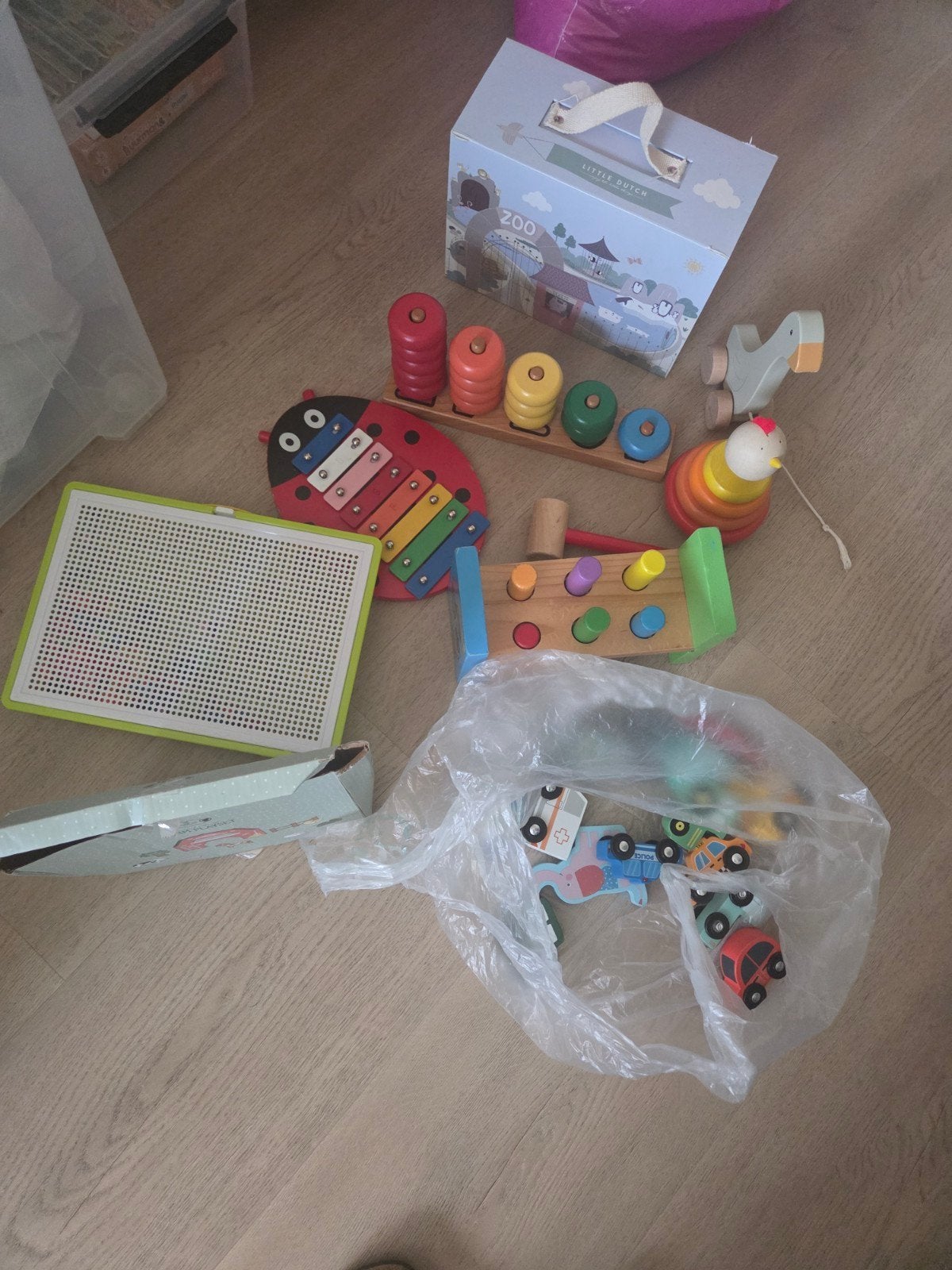 Houten speelgoed Little Dutch Montessori-stijl, Kinderen en Baby's, Speelgoed | Houten speelgoed, Ophalen of Verzenden, Gebruikt