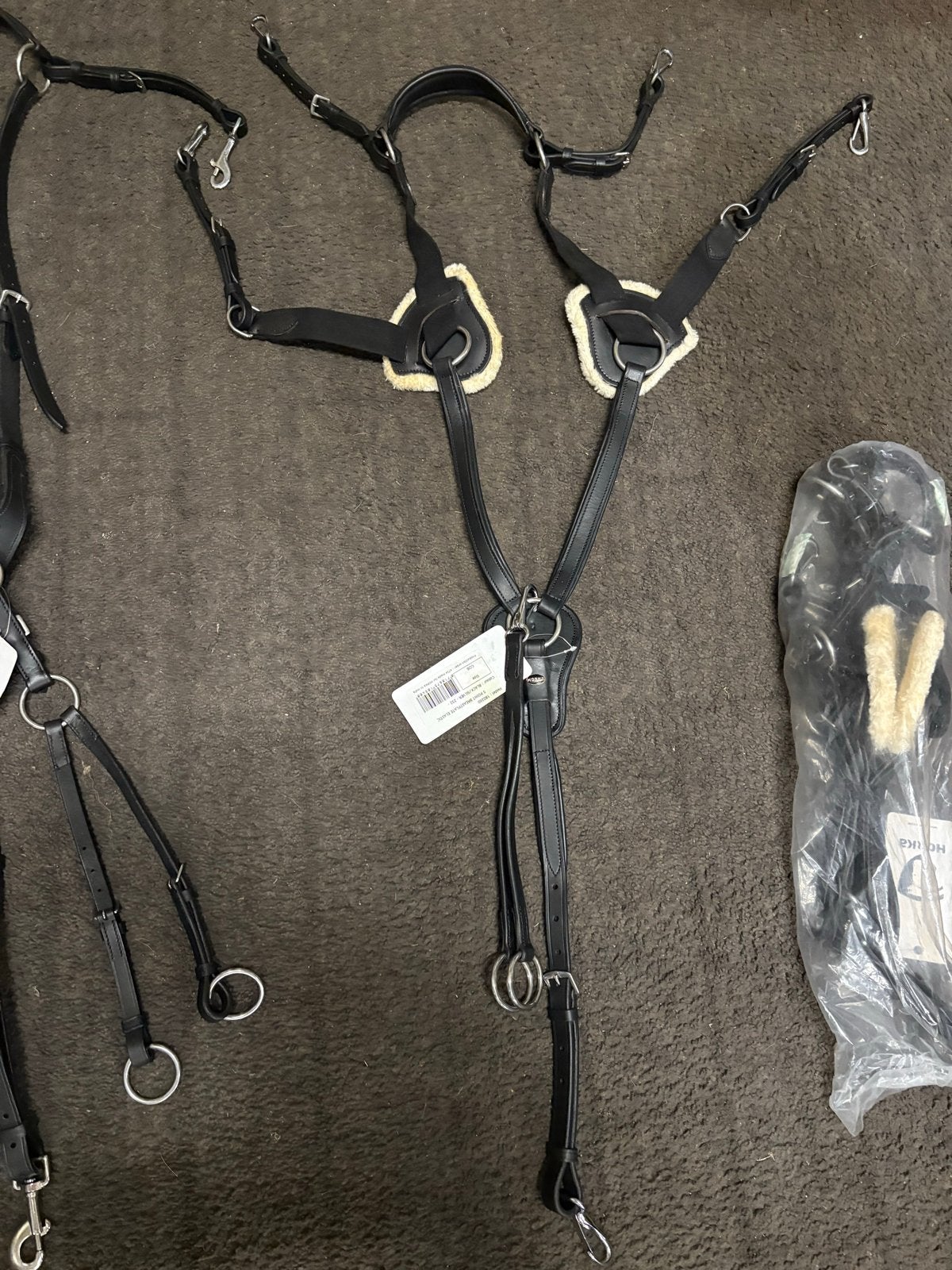 Nieuw 5 punts borsttuig horka maat Pony & Cob, Ophalen of Verzenden, Nieuw, Springen