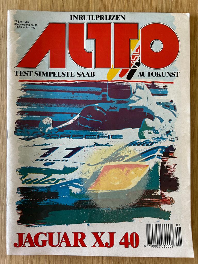 AutoVisie Magazine - 22 juni 1985 - Jaguar XJ 40, Ophalen of Verzenden, Gelezen, Overige typen