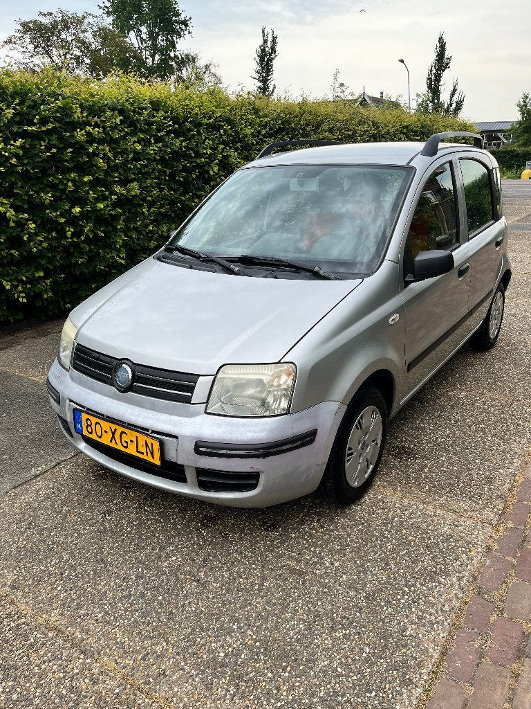 Fiat Panda 1.2 Dualogic 2007 Grijs Automaat Airco, Auto's, Fiat, Stof, 840 kg, Origineel Nederlands, Overige kleuren