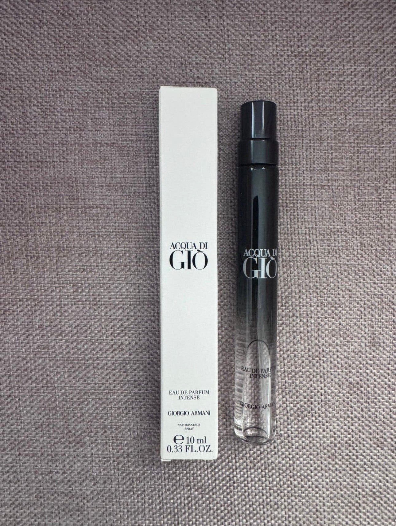 Armani aqua di gio travelspray eau de parfum intense 10 ml, Verzenden, Nieuw