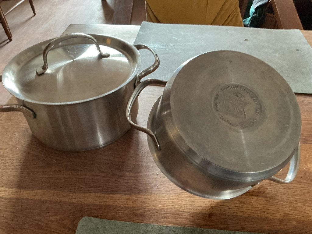 Bk Pannen ook voor inductie, Huis en Inrichting, Keuken | Potten en Pannen, BK, Pannenset, Ophalen of Verzenden, Zo goed als nieuw