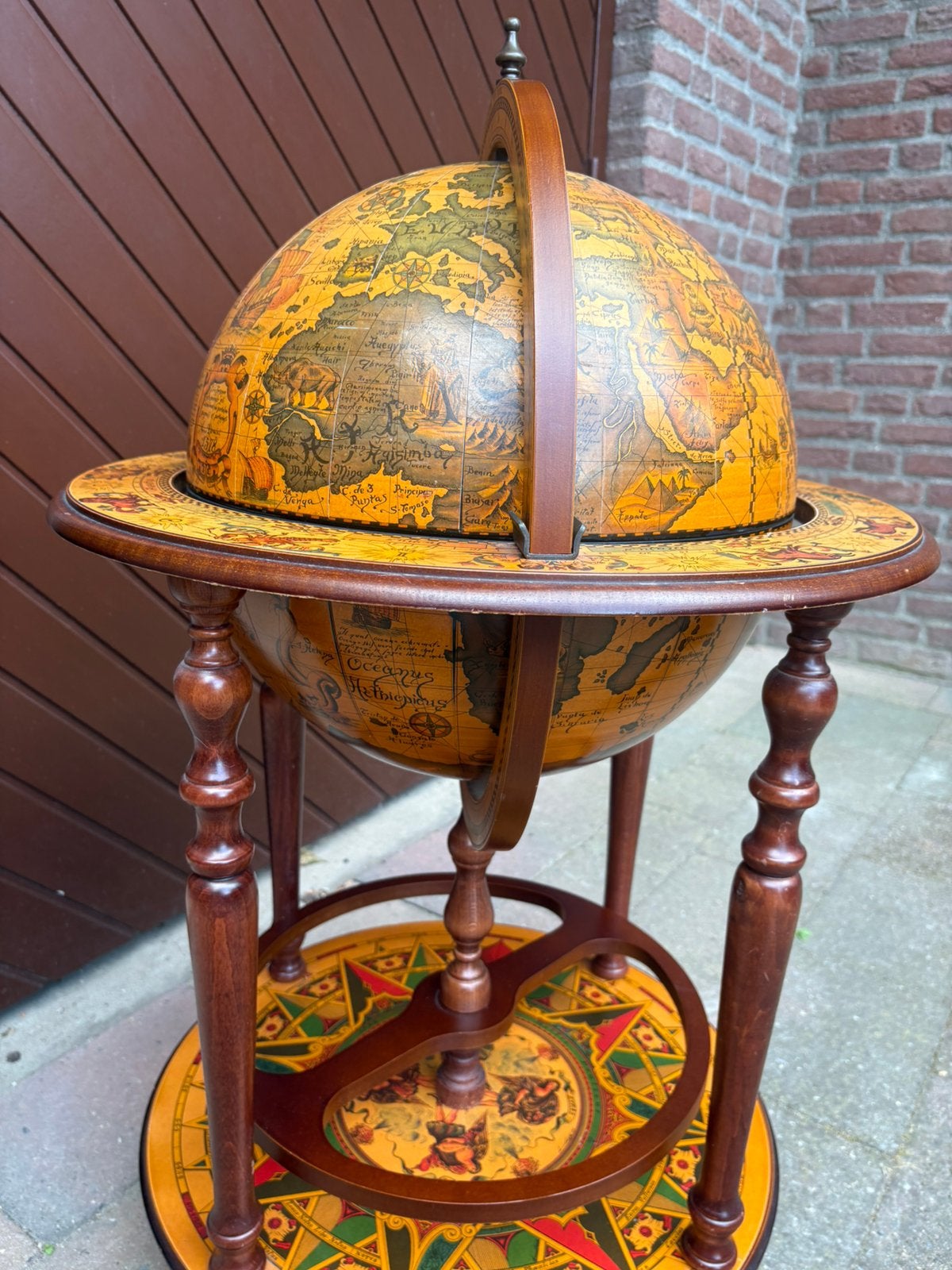 ITALIAANSE bar globe drankbol wereldbol barglobe globebar, Huis en Inrichting, Woonaccessoires | Wereldbollen, Ophalen of Verzenden