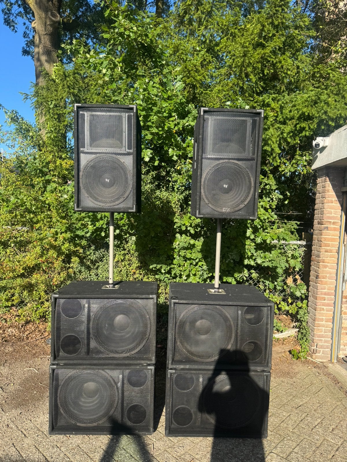 Electro voice gladiator xl met CP2200 versterker, Ophalen, Gebruikt, Speakerset