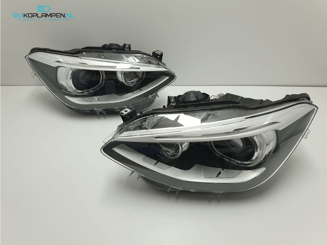 BMW 1 Serie F20 F21 Bi Xenon LED koplamp koplampen links rec, Ophalen, Gebruikt, -, -