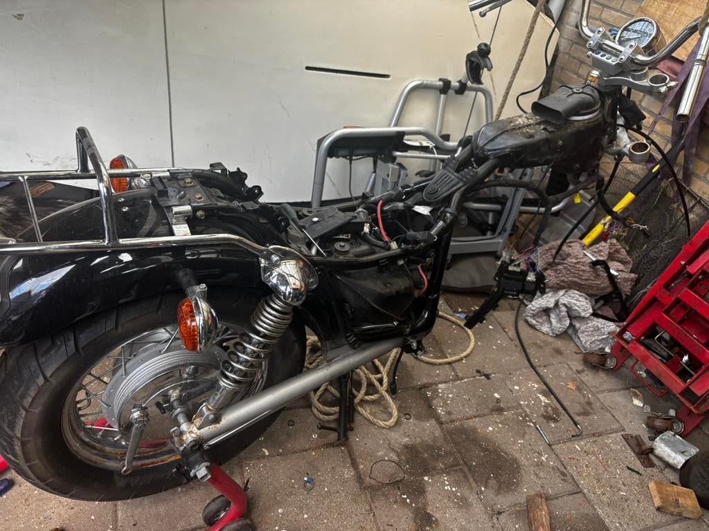 Frame virago xv535 en andere onderdelen, Ophalen, Gebruikt
