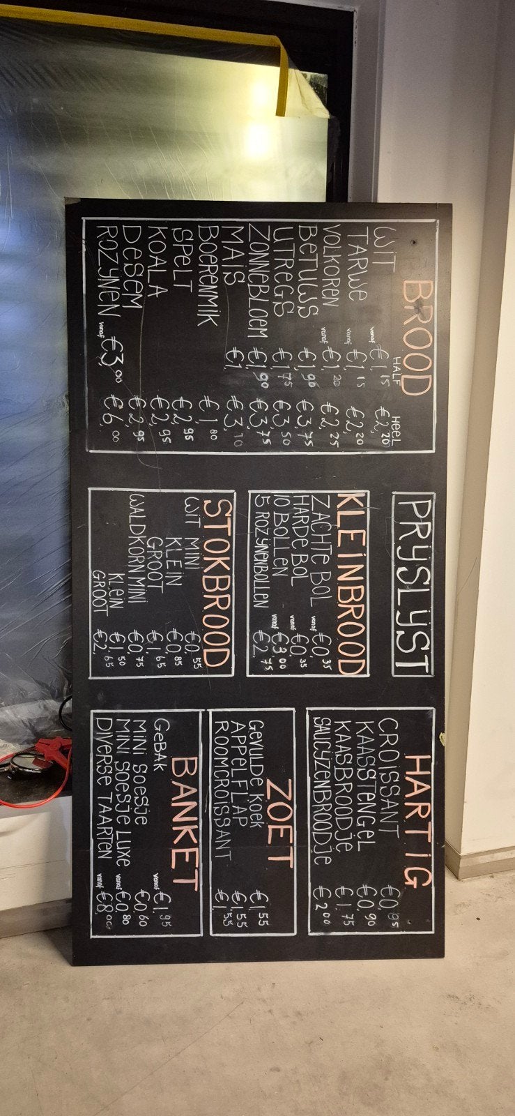 2 stuks schoolbord, Ophalen of Verzenden, Gebruikt, Krijtbord