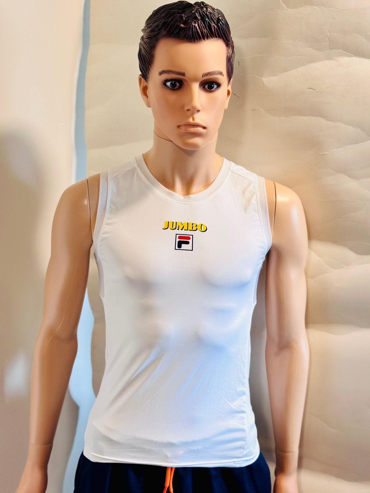 Tanktop sportshirt ondershirt zweetshirt maat M en L, Maat 52/54 (L), Wit, Nieuw, Ophalen of Verzenden