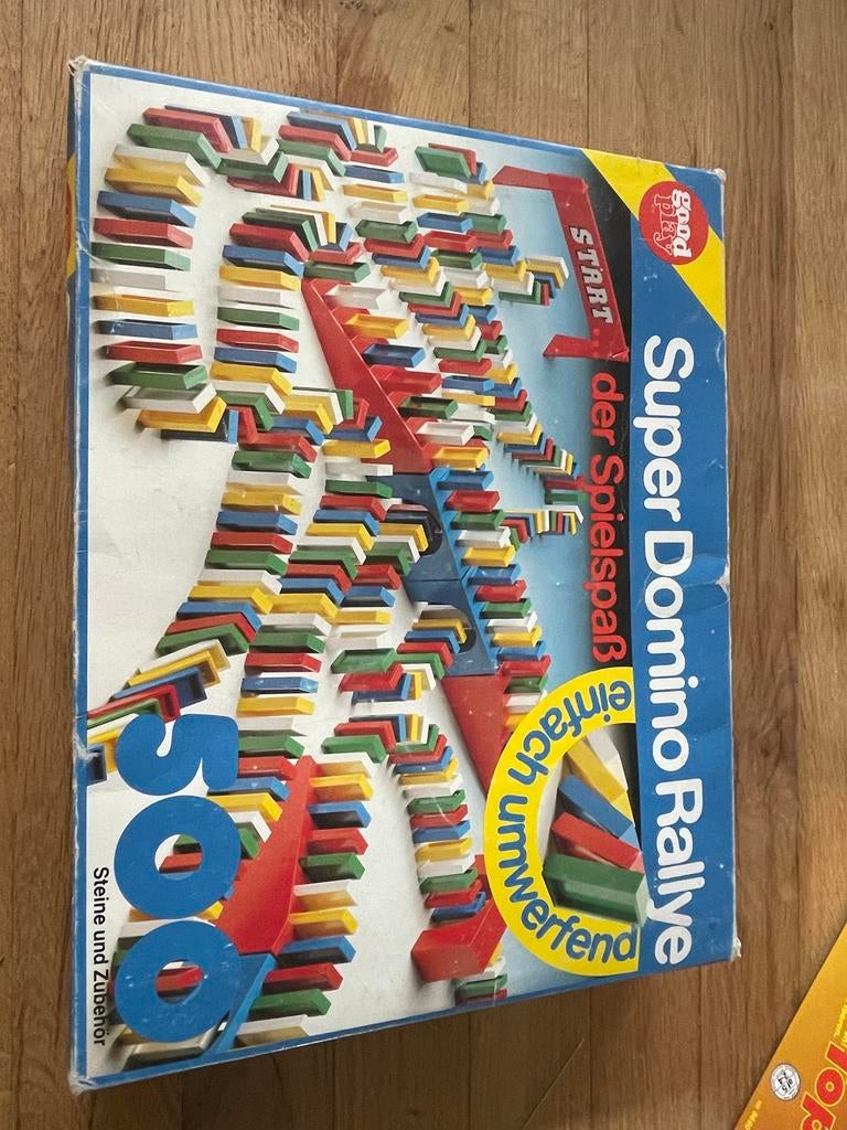 Dominostenen om baan mee te bouwen, Ophalen, Gebruikt, Jongen of Meisje