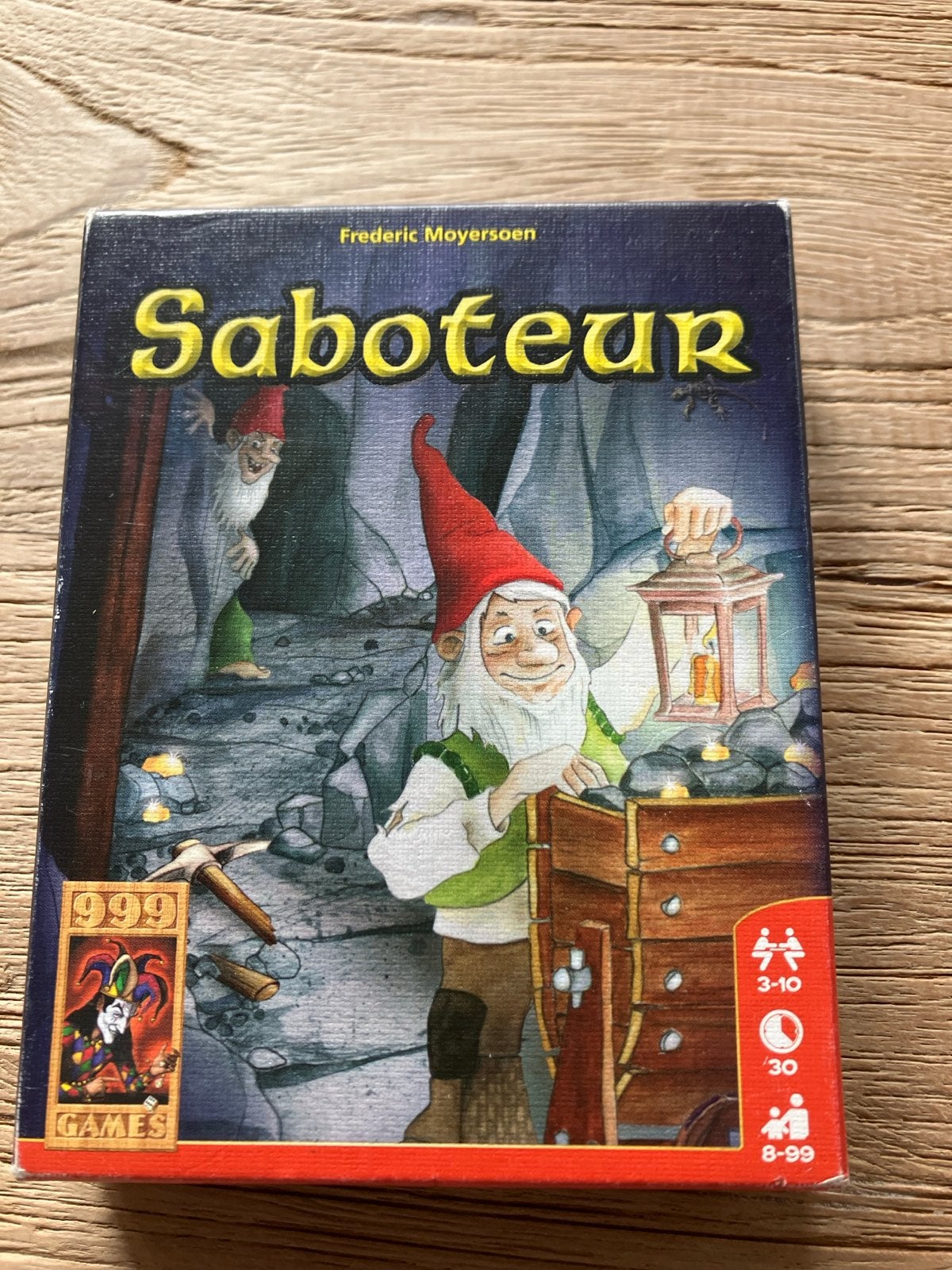 Saboteur Kaartspel - Strategisch en Leuk voor het Hele Gezin, Drie of vier spelers, Verzenden, Gebruikt