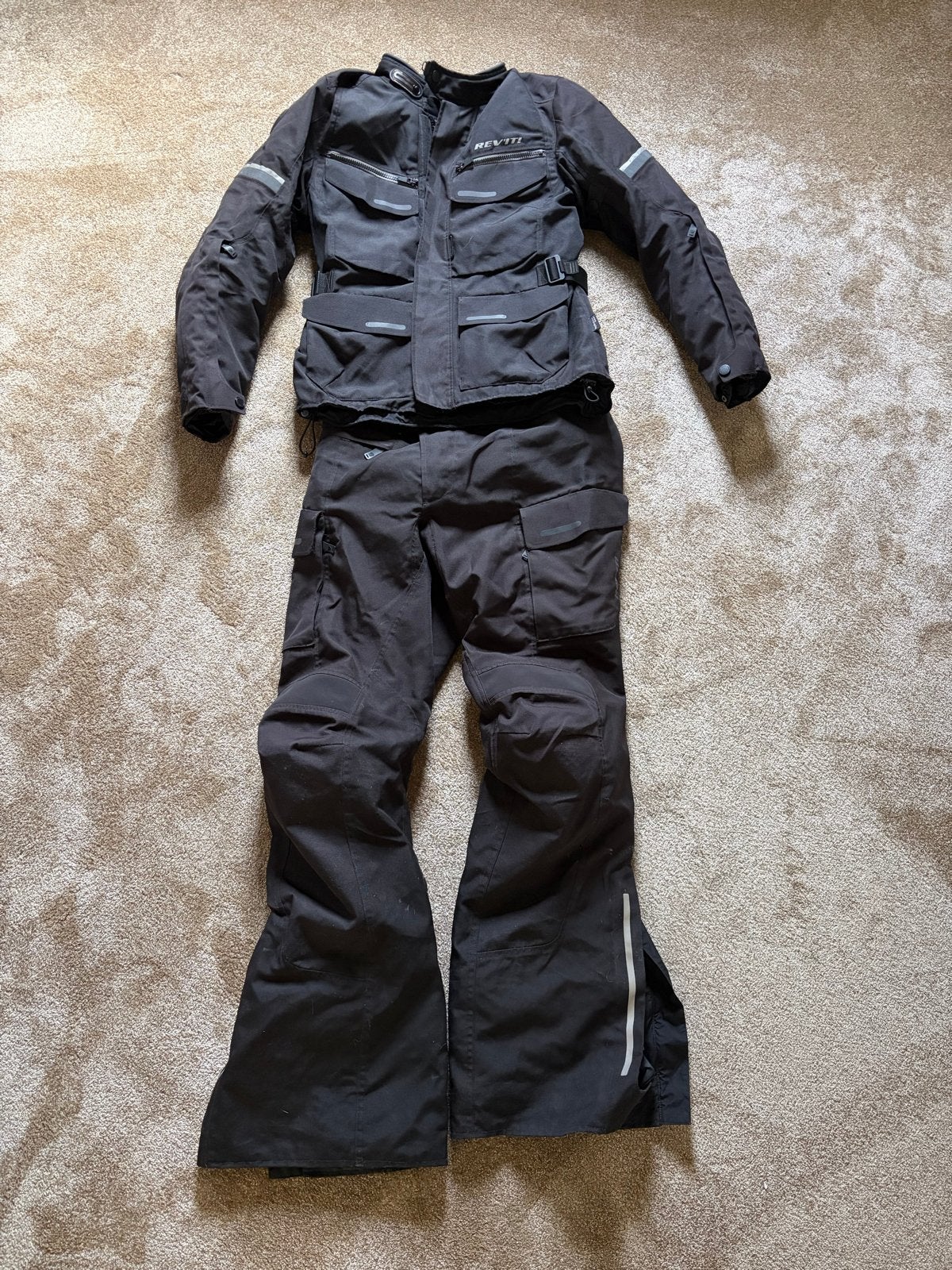 REV'IT! Motorpak (Jas en Broek) Maat M Lang, Ophalen of Verzenden, Tweedehands, Heren, Jas | textiel