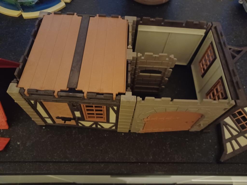 Playmobil vintage steck onderdelen vakwerkhuis, Ophalen of Verzenden, Gebruikt