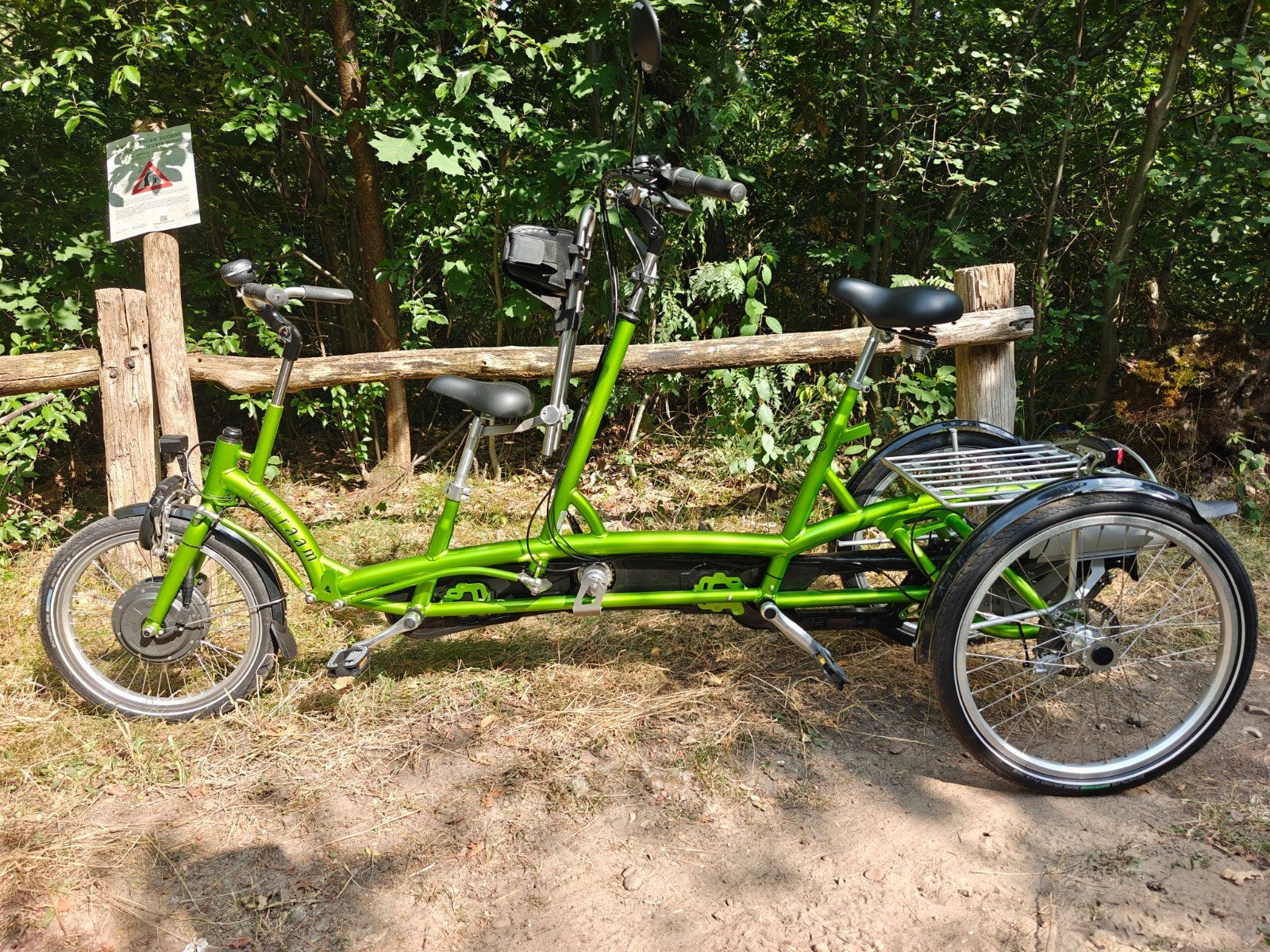 Van Raam Kivo Plus driewieltandem ouder - kind, Ophalen