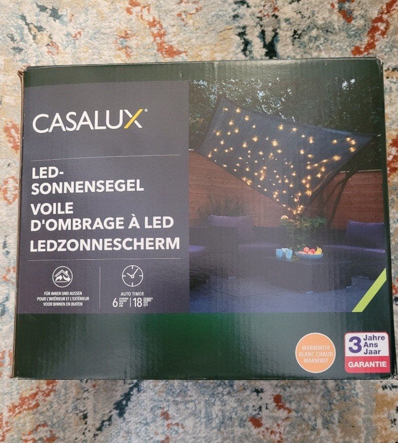 Casalux LED-Zonnescherm - Nieuw in doos, Ophalen, Nieuw