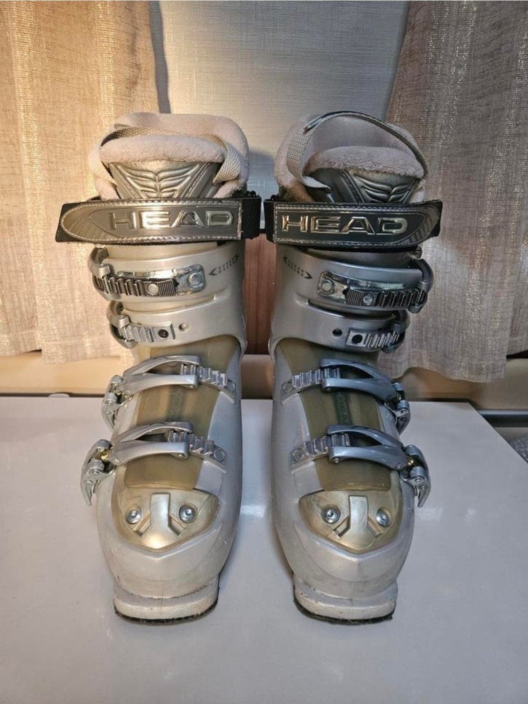 Nog hele nette Head skischoenen maat 40,5, zachte vulling, 160 tot 180 cm, Schoenen, Ophalen of Verzenden, Zo goed als nieuw