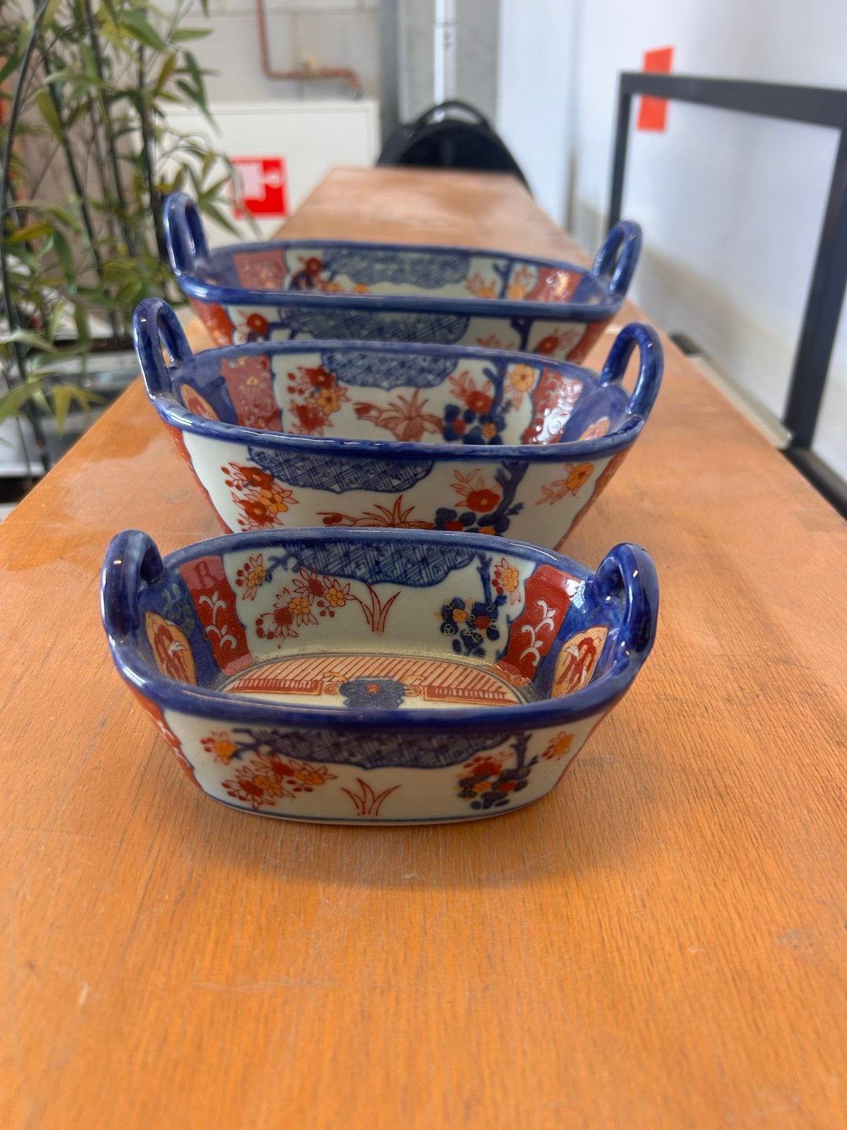 Set van 3 Ironstone Broodmanden met Handvatten, Antiek en Kunst, Ophalen of Verzenden