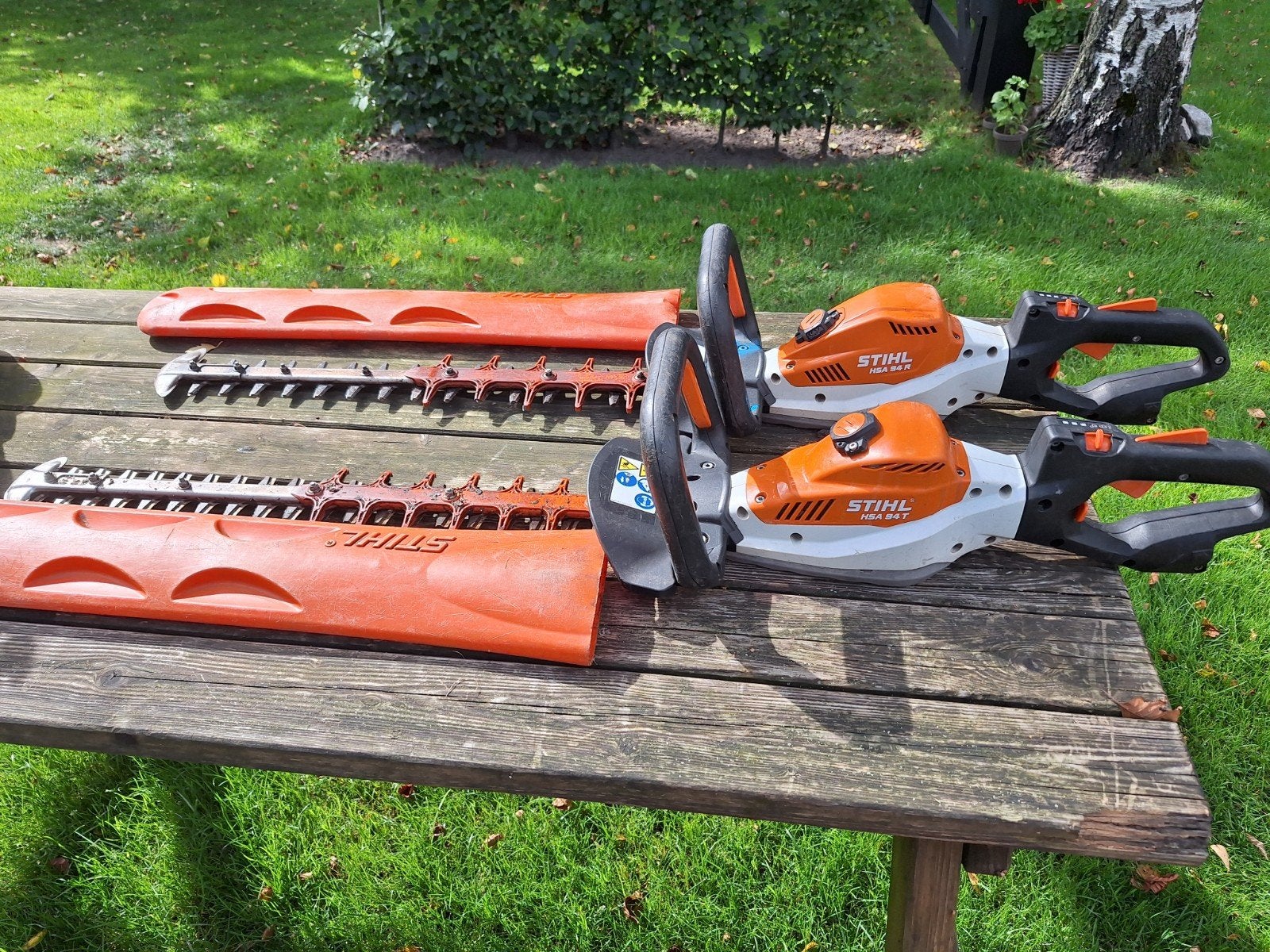 Stihl hsa 94 r en 94 t accu heggenschaar, Ophalen, Accu