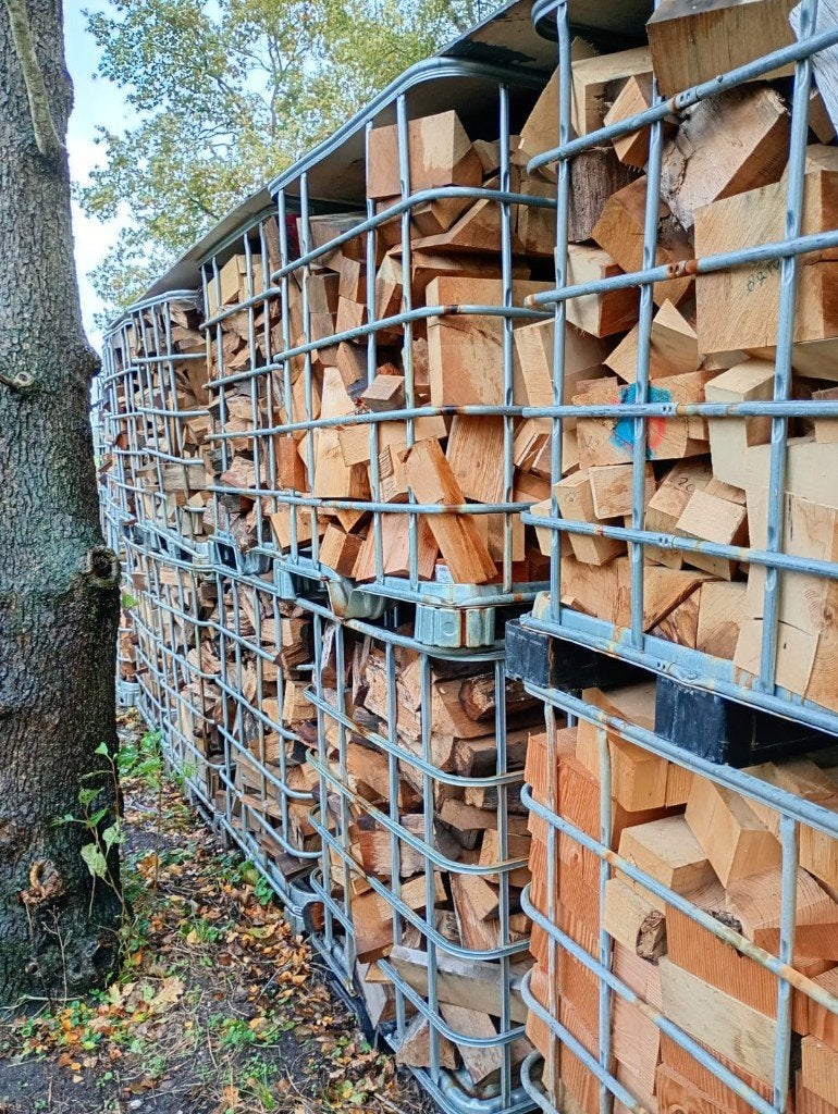 Zaagafval, Tuin en Terras, Minder dan 3 m³, Ophalen, Eikenhout, Blokken