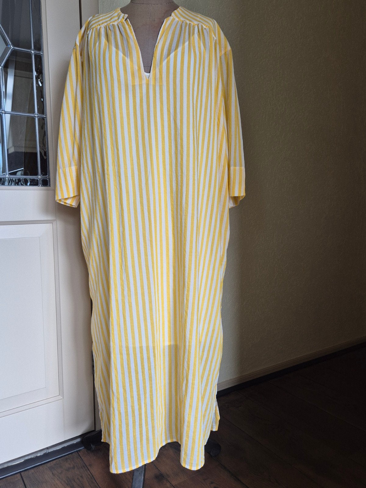 Pomandère supermooie kaftan-jurk S NIEUWSTAAT!, Kleding | Dames, Jurken, Pomandère, Geel, Ophalen of Verzenden, Zo goed als nieuw