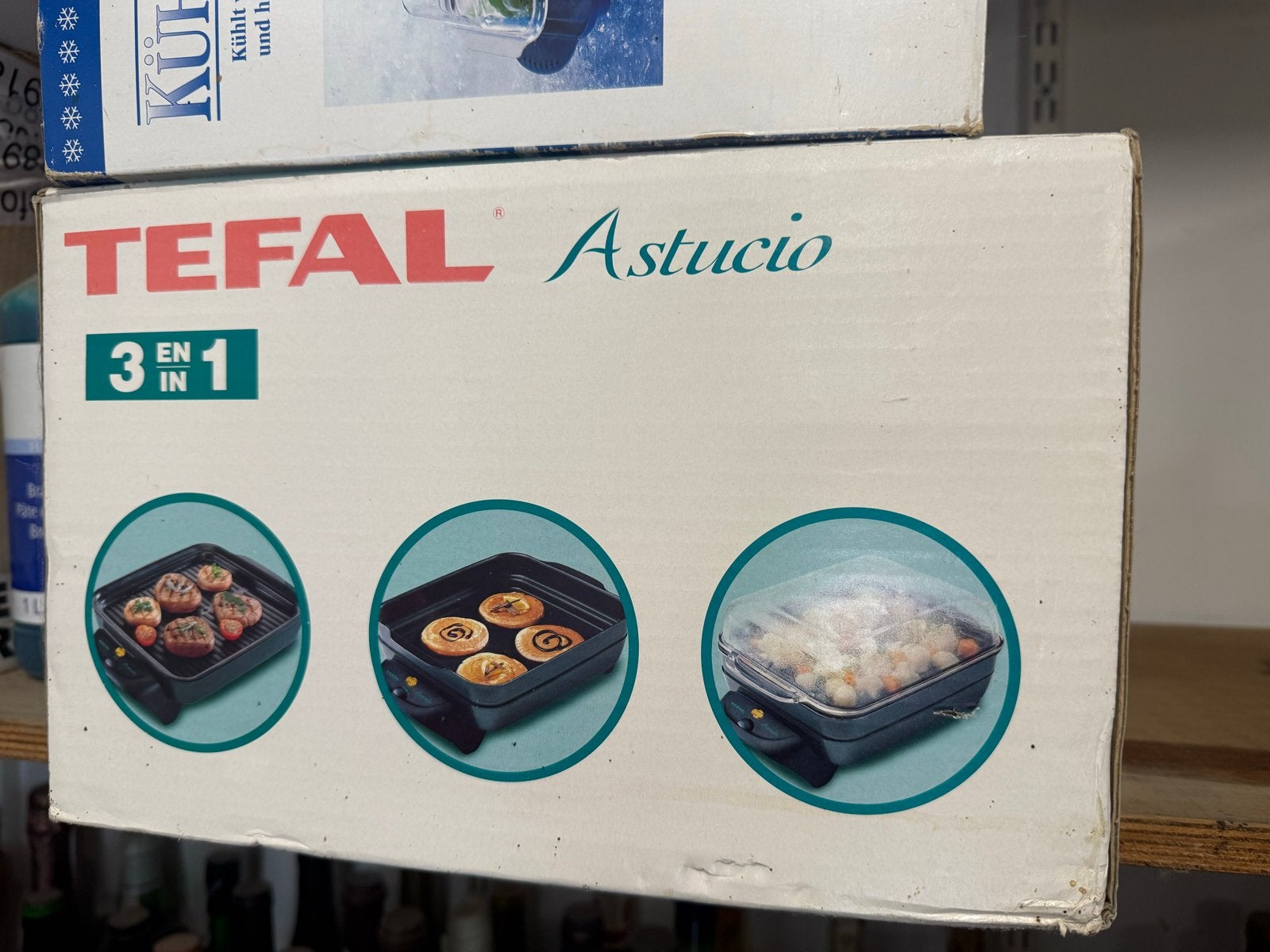 Tefal Astucio 3-in-1 Grill, Crêpeplaat & Stoomkoker, Ophalen of Verzenden, Nieuw