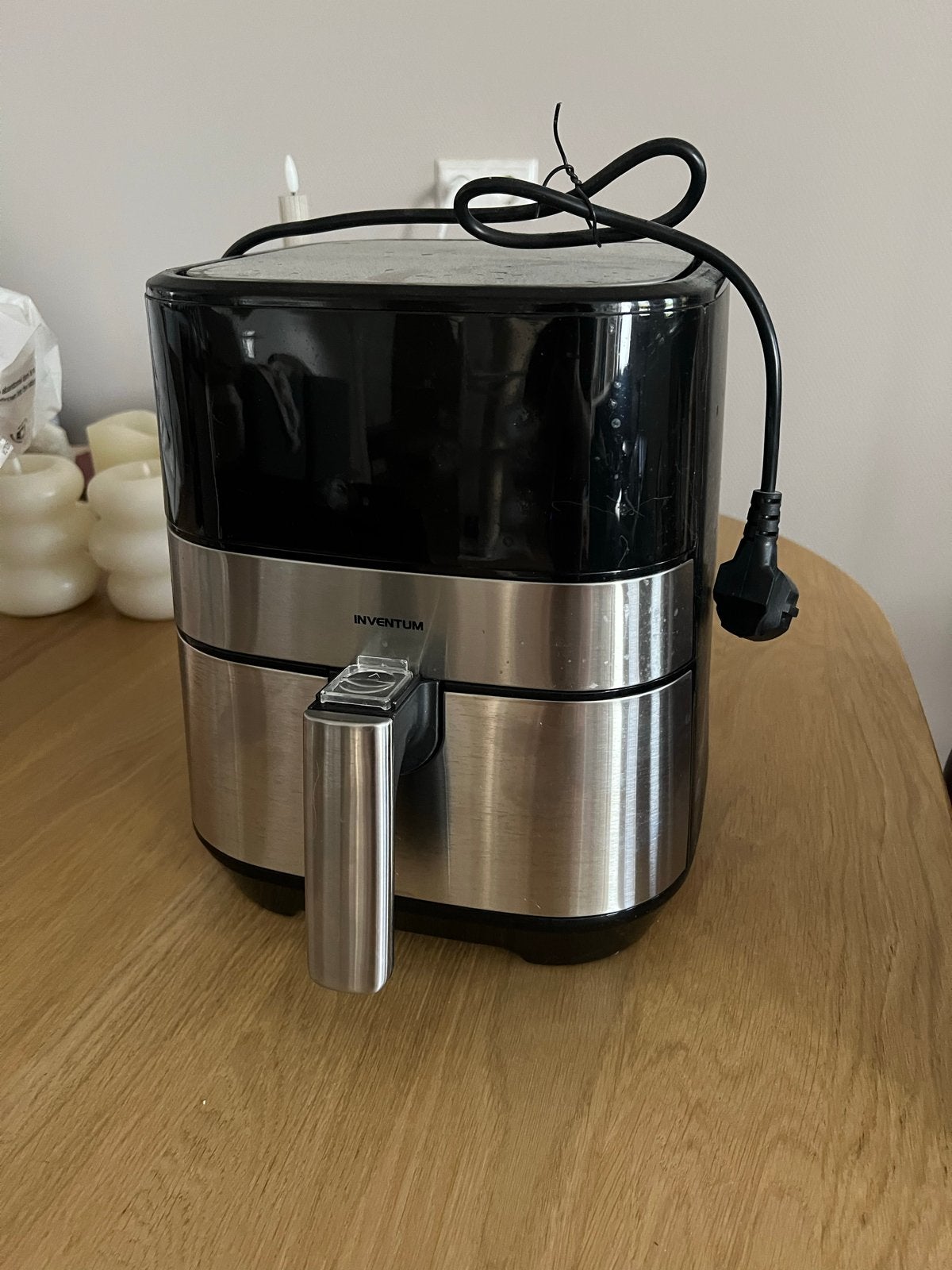 Inventum GF350HLD Airfryer - Hetelucht friteuse 3,5 liter, Ophalen, Zo goed als nieuw, Airfryer, 1000 t/m 1499 gram
