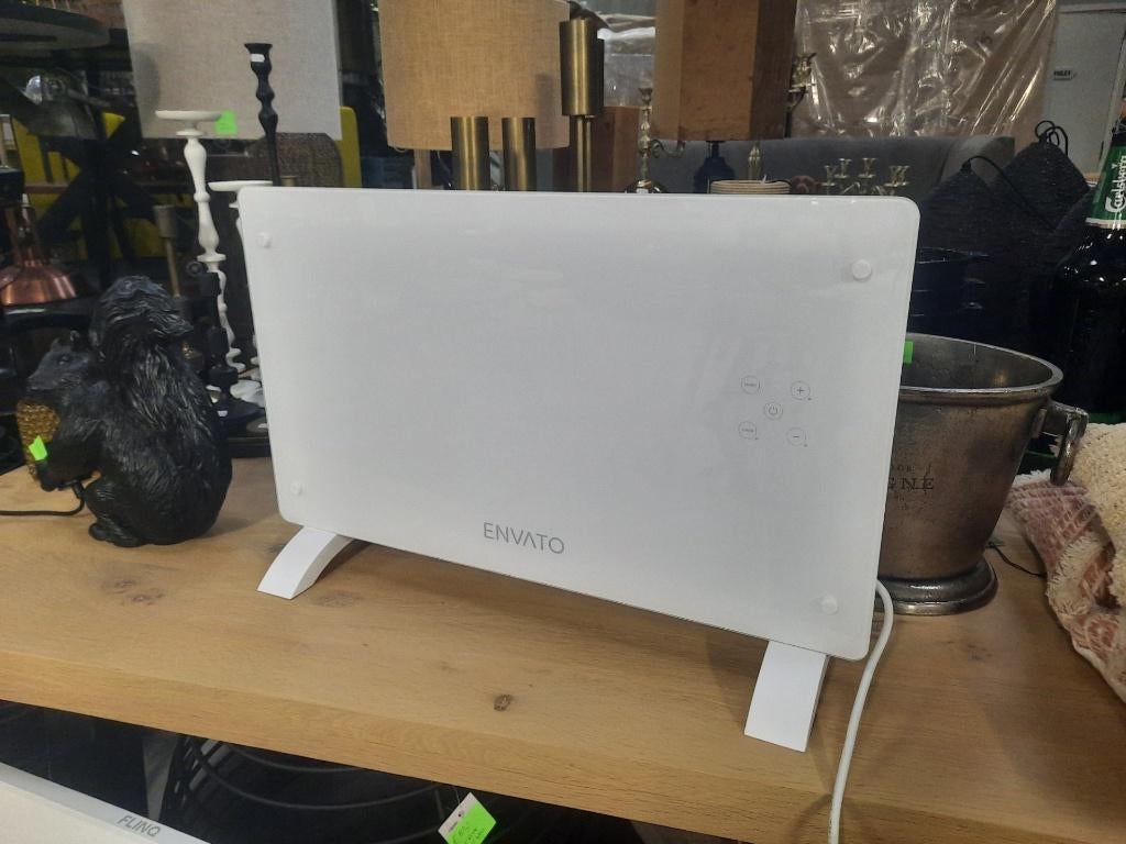 Envato kachel slimme paneelverwarmer wit 1500 Watt, Doe-het-zelf en Verbouw, Verwarming en Radiatoren, Ophalen, 30 tot 80 cm, Radiator