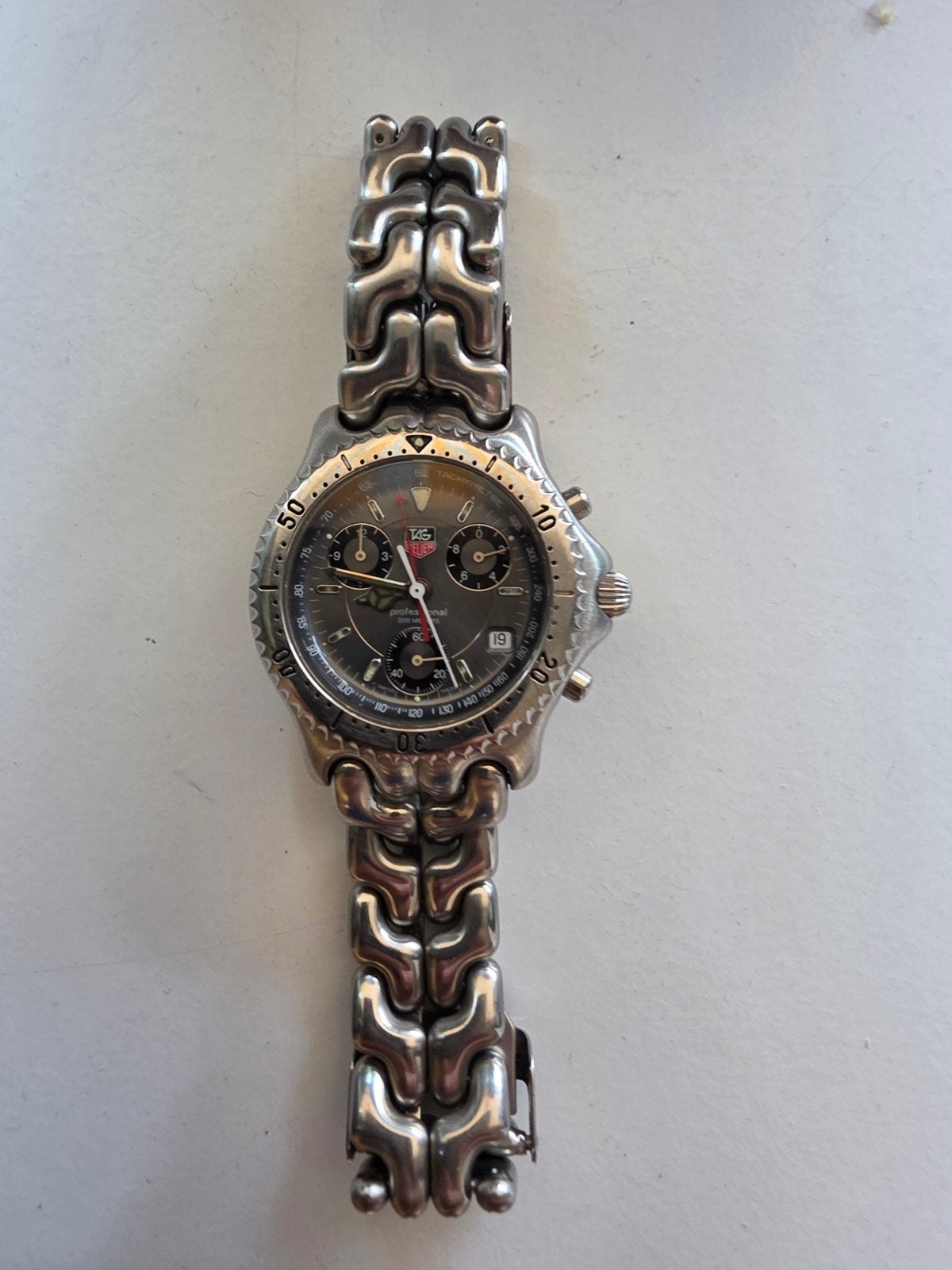 TAG Heuer Chronograaf Polshorloge - Staal, Staal, Polshorloge, Ophalen of Verzenden, Zo goed als nieuw