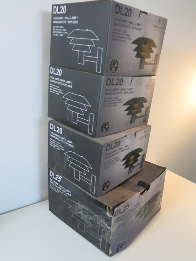 4 stuks wandlamp Dyberg Larsen DL20 DL25, Huis en Inrichting, Ophalen of Verzenden, Nieuw