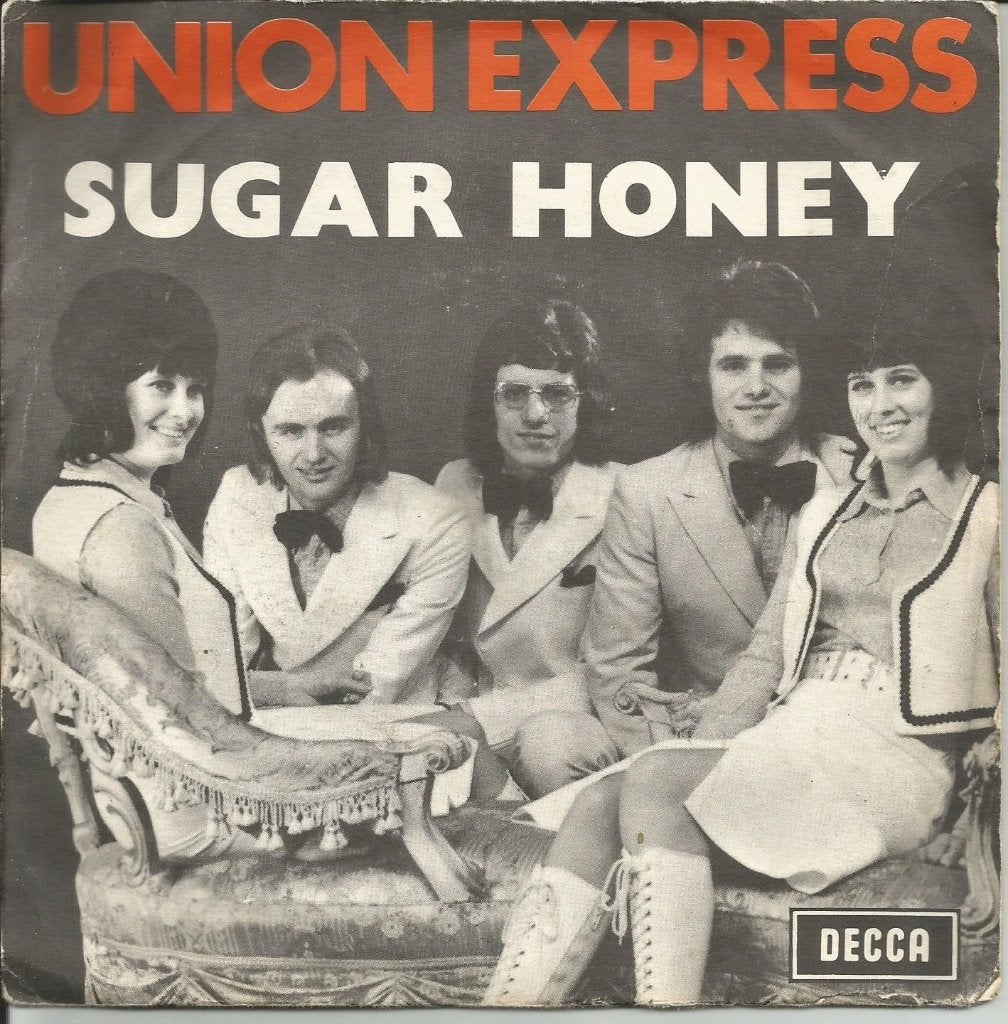 Union Express - Sugar Honey / Talking The Road To Freedom, Ophalen of Verzenden, Gebruikt, Pop