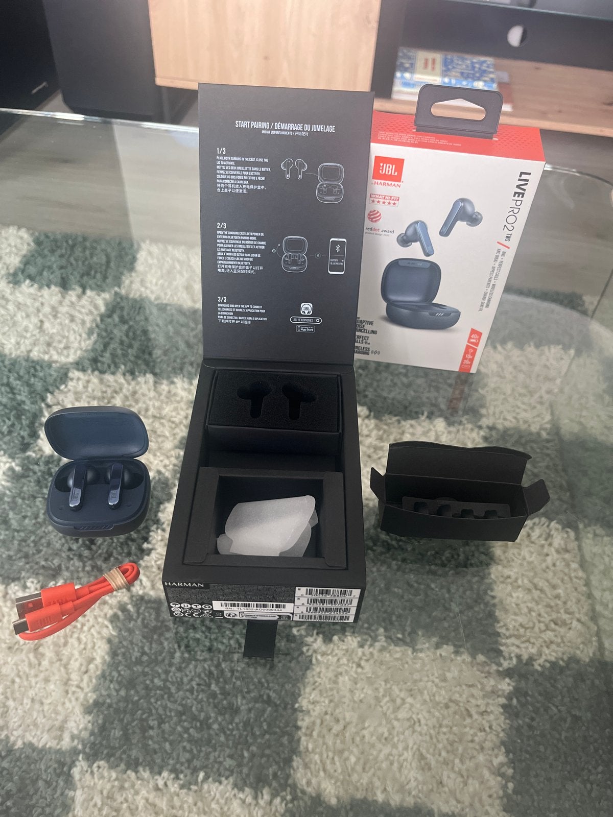 JBL Live Pro 2 TWS oordopjes, In-ear, JBL, Bluetooth, Ophalen of Verzenden