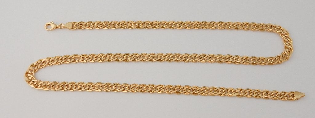 Zware lange 14k Gouden Heren Ketting Cubanschakel Gourmet, Sieraden, Tassen en Uiterlijk, Kettingen, Jw, Verzenden, Nieuw, Info@juwelenwereld.nl