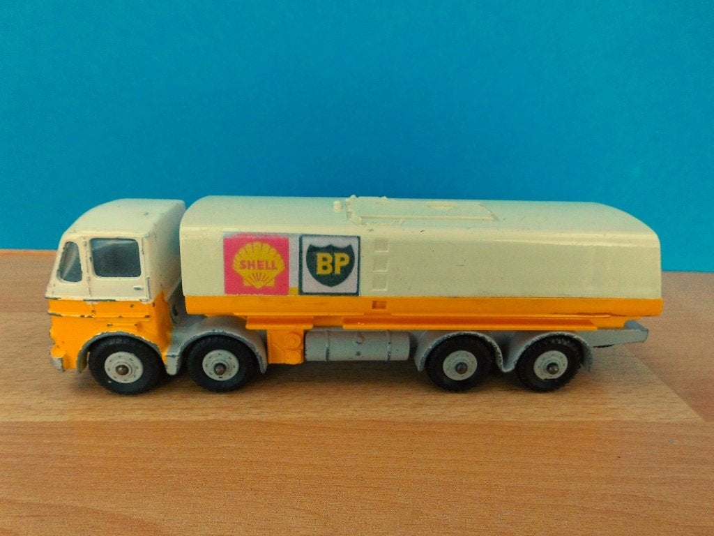 Dinky Toys No. 944 Leyland Octopus fuel tanker SHELL-BP, Ophalen of Verzenden, Gebruikt, Bus of Vrachtwagen, Dinky Toys