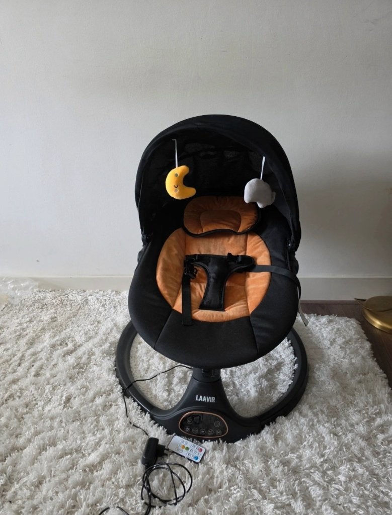 Elektrische baby schommel/wip, Overige merken, Schommelstoel, Nieuw, Met gordel(s) of riempje(s)