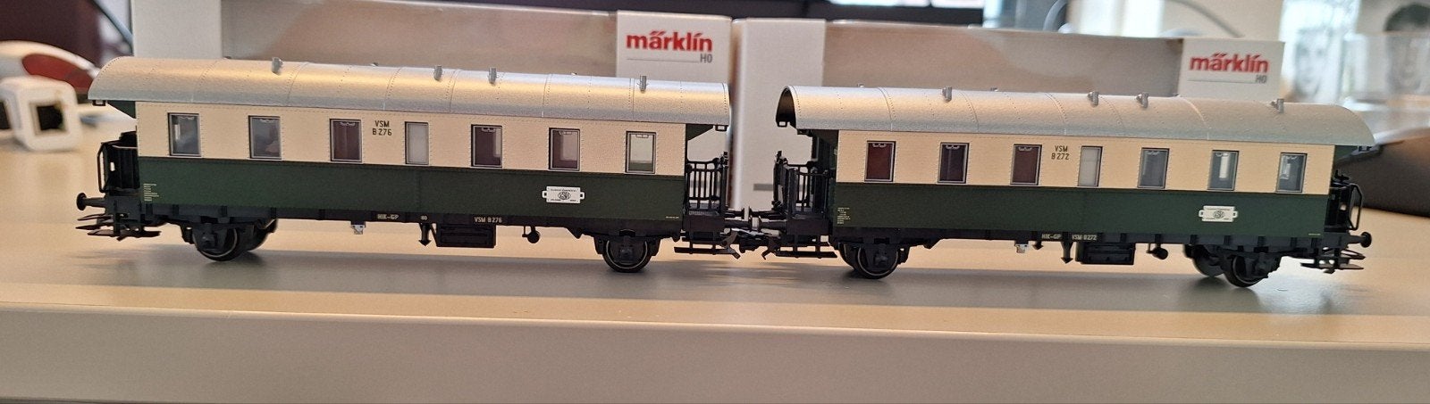 Märklin 94551 & 94559 VSM-donderbussen (set), Hobby en Vrije tijd, Wisselstroom, Wagon, Ophalen of Verzenden, Zo goed als nieuw