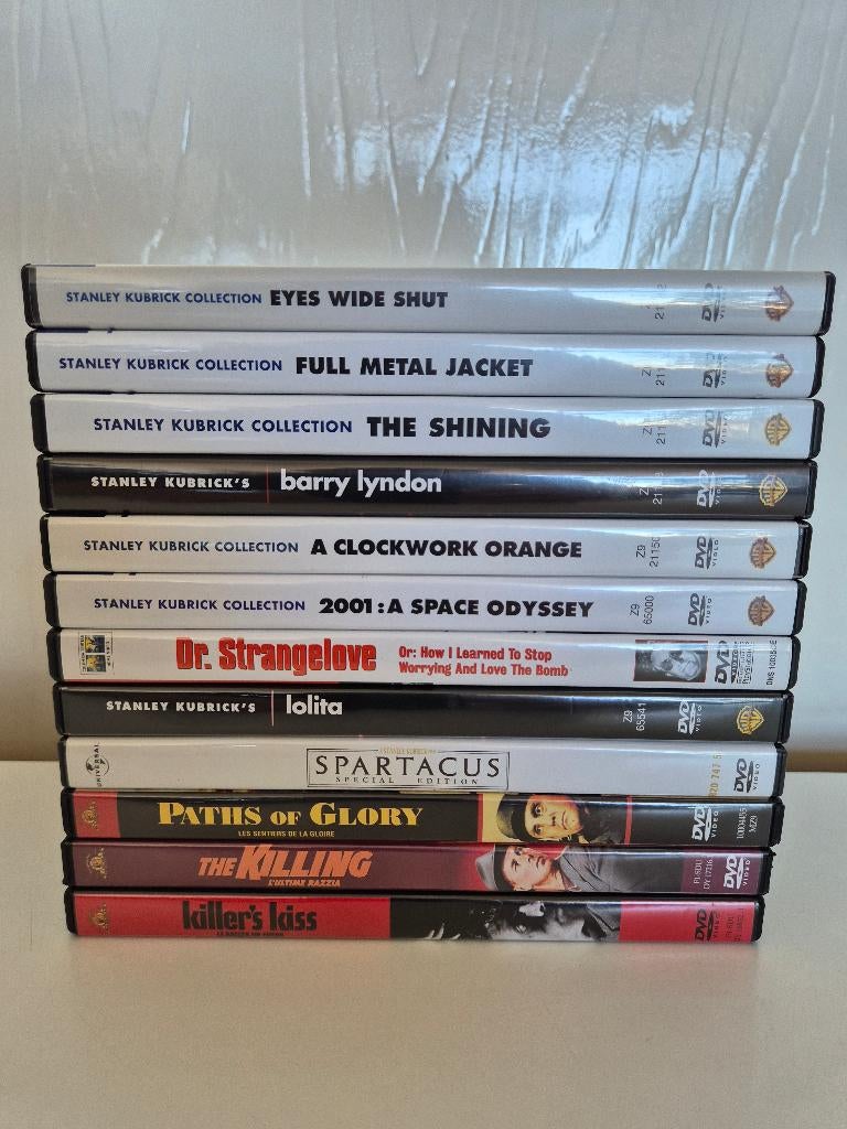 Stanley Kubrick Verzameling - 12 Films - 1955-1999, Alle leeftijden, Ophalen of Verzenden, Zo goed als nieuw, Overige gebieden