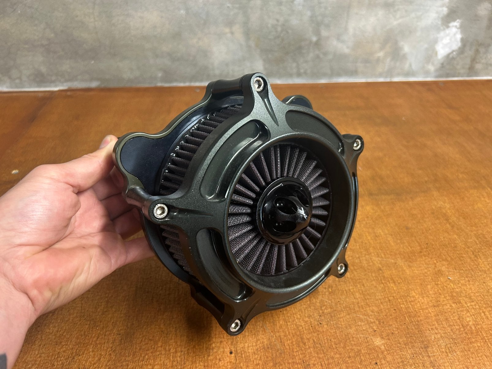 PM luchtfilter Performance Machine Super Gas Air Cleaner, Motoren, Ophalen of Verzenden, Gebruikt