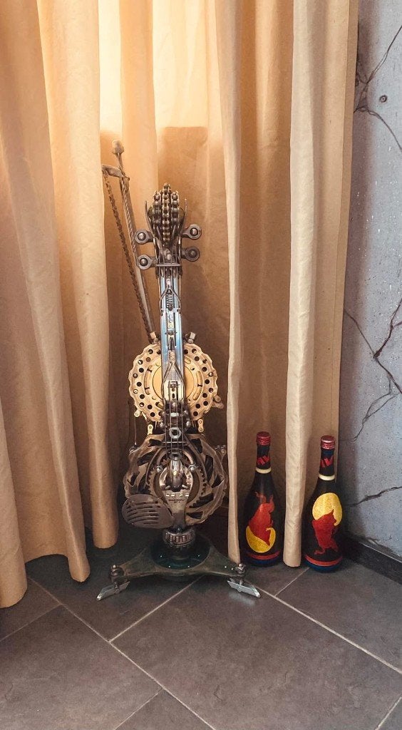 Scrap metal Viool, Muziek en Instrumenten, Strijkinstrumenten | Violen en Altviolen, Ophalen, Nieuw, 4/4-viool, Viool