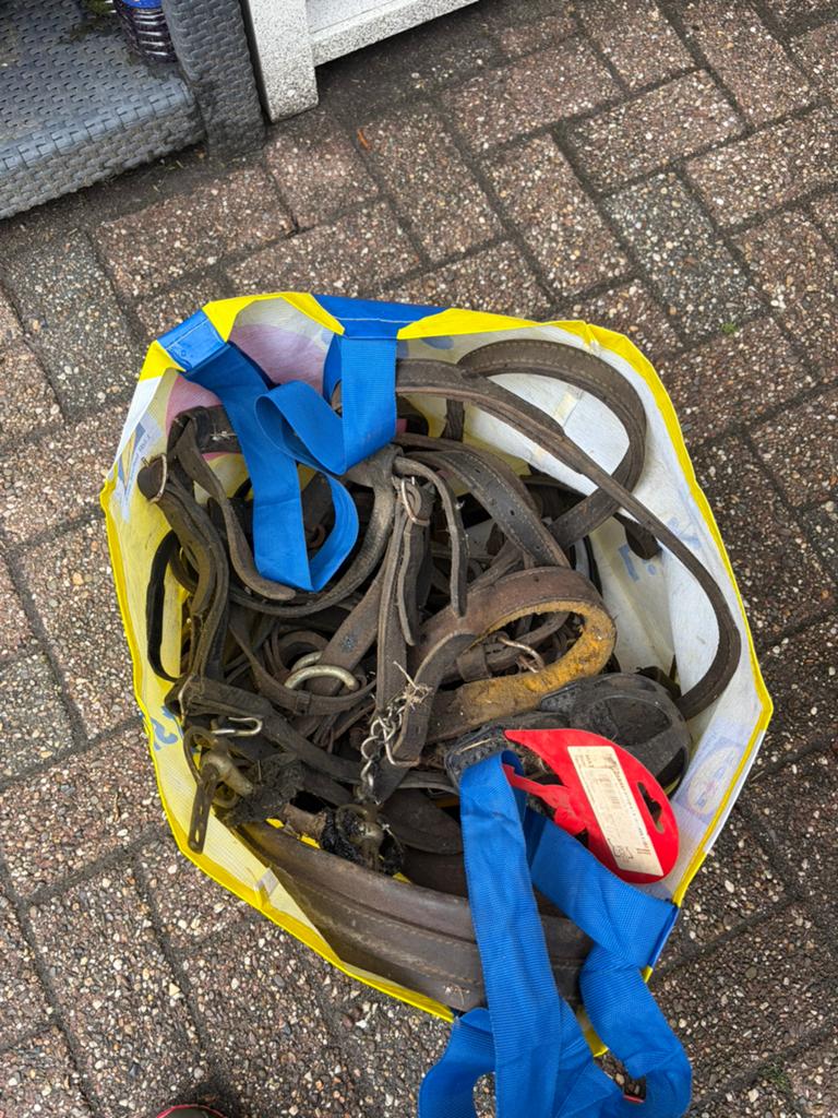 Tas met oud tuig, Dieren en Toebehoren, Ophalen of Verzenden, Overige soorten