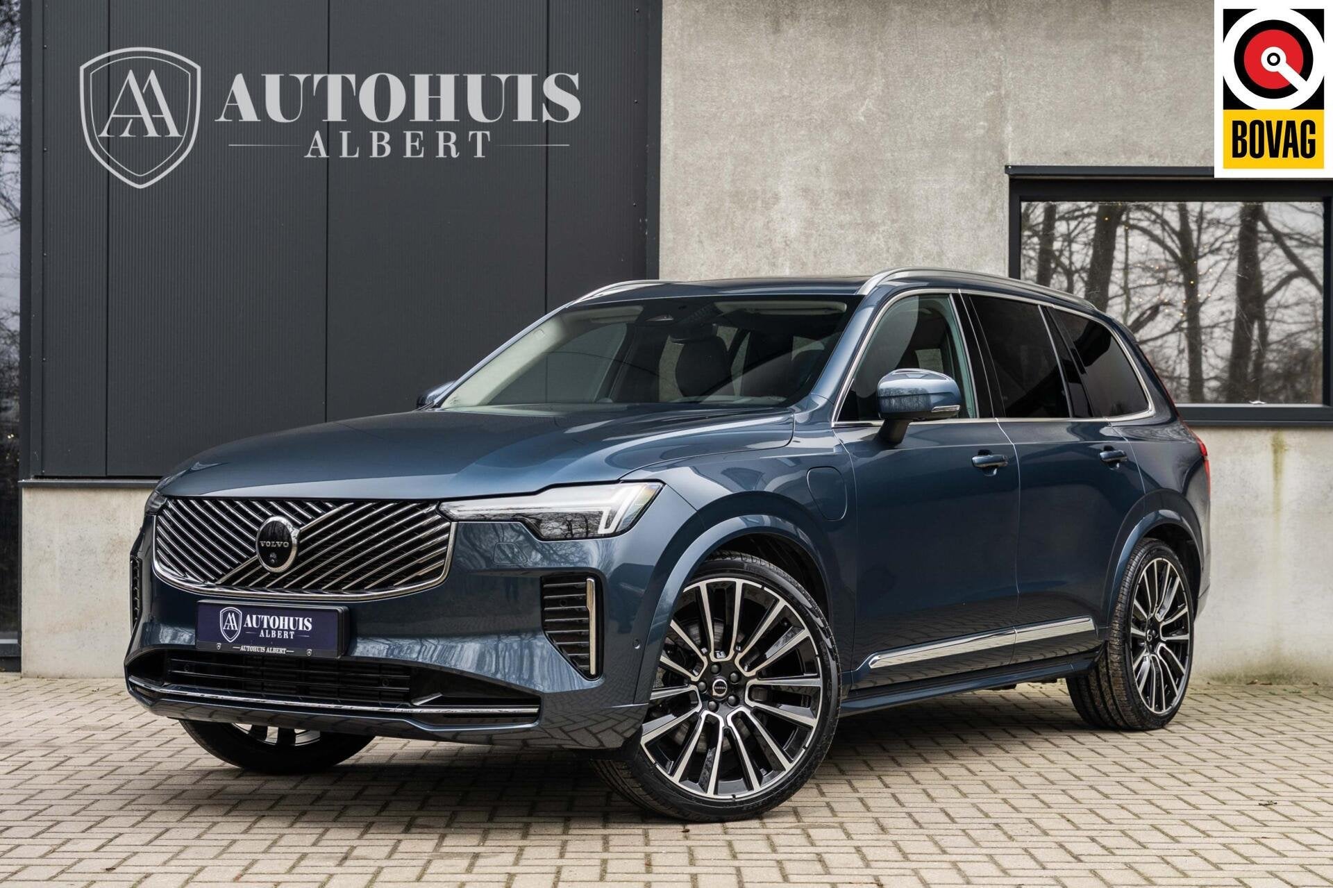 Volvo XC90 T8 Plus Bright B&W Pano Lucht 360c HUD Massage 22, Gebruikt, Zwart, 4 cilinders, 1969 cc