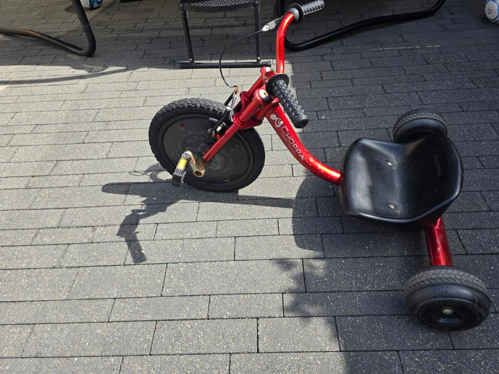 Rode Choppa Drift Trike, Ophalen, Zo goed als nieuw, Velgrem, Choppa