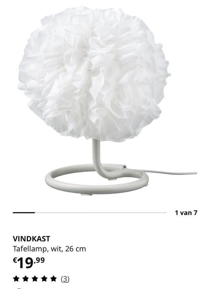 Nachtlampje, Ophalen, Zo goed als nieuw, 50 tot 100 cm, Minder dan 50 cm