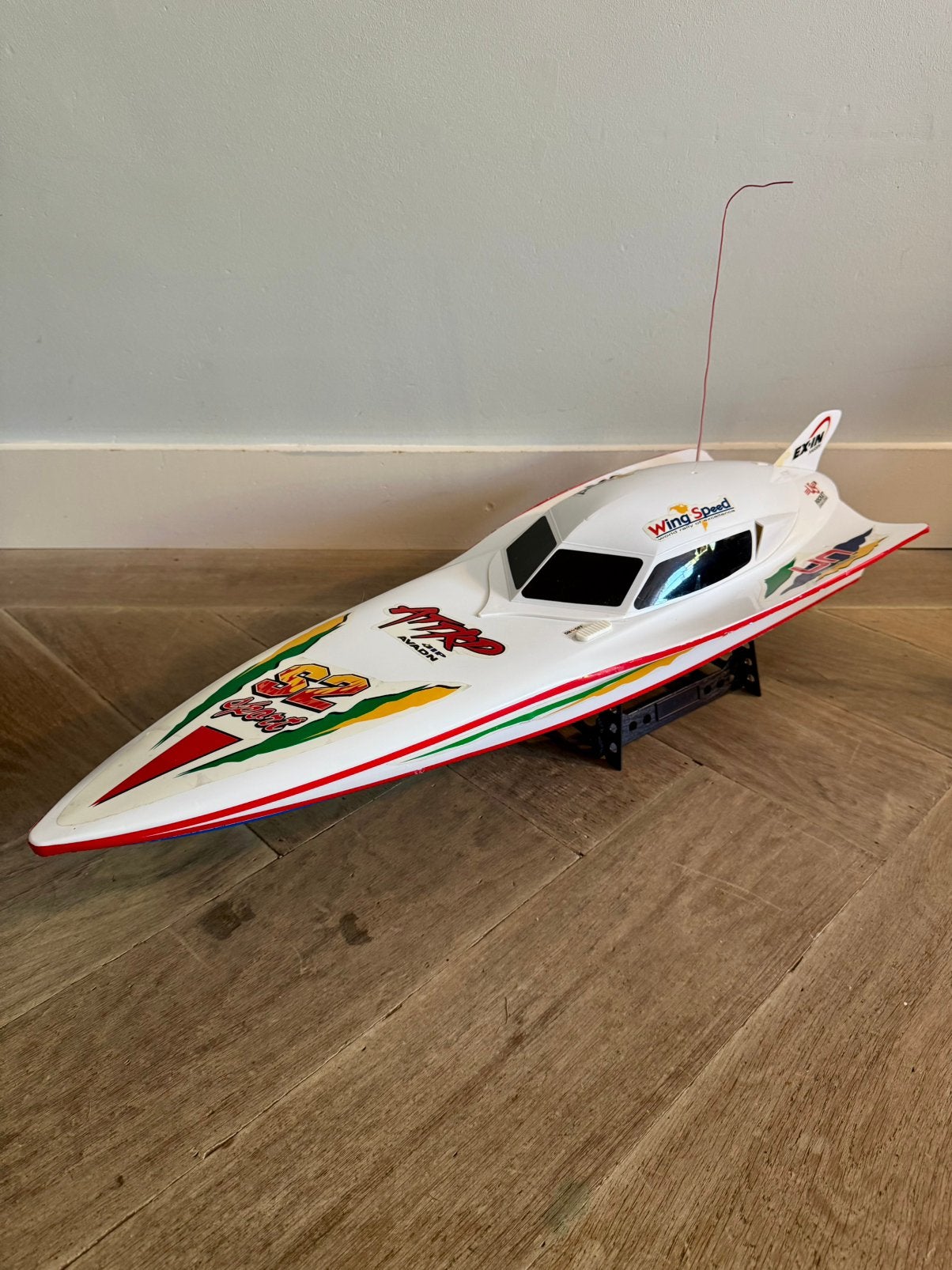Rc speedboot, Ophalen, Gebruikt