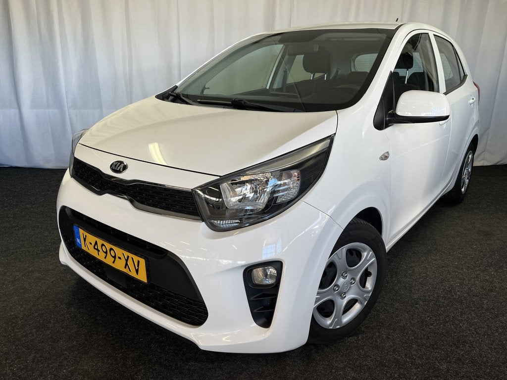 Kia Picanto 1.0 DPi ComfortLine 5p 1E EIGN/AIRCO/CRUISE/DAB/, Voorwielaandrijving, Stof, Gebruikt, Wit