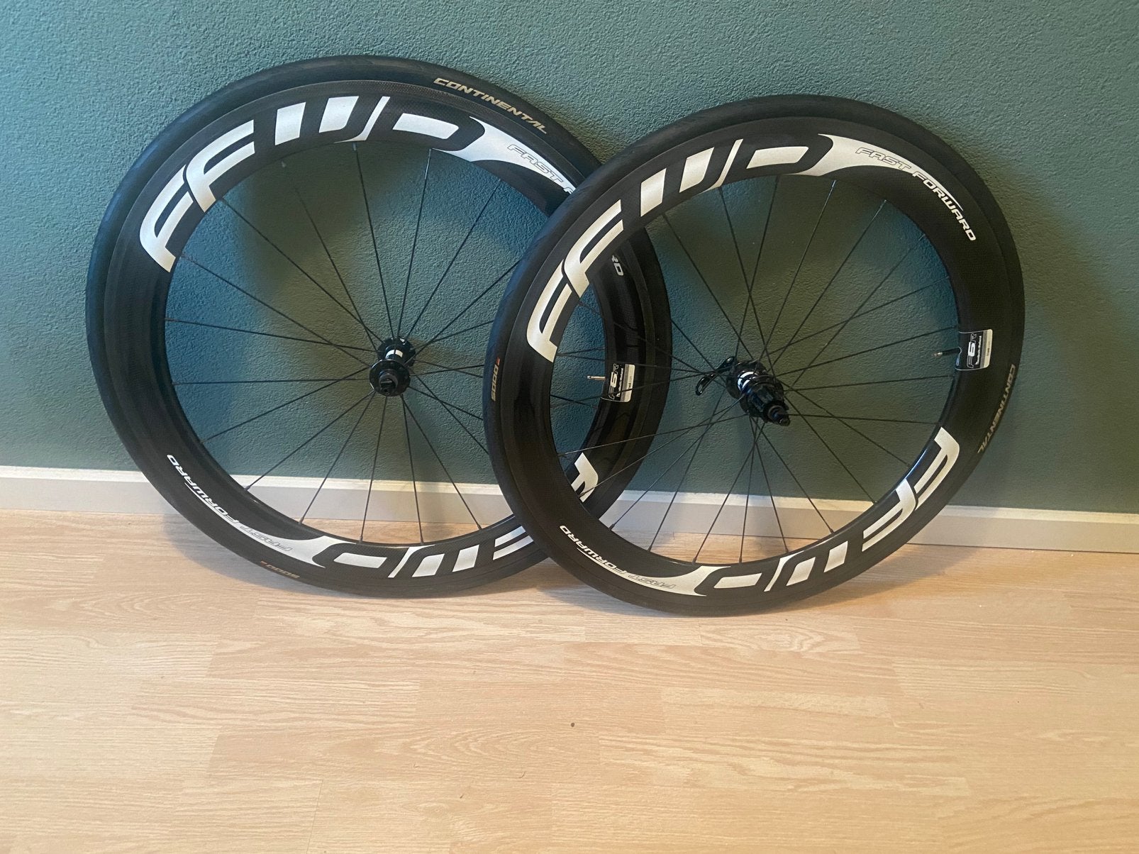 FFWD F6R carbon wielset voor velgrem en clinchers, Ophalen of Verzenden, Gebruikt, Carbon